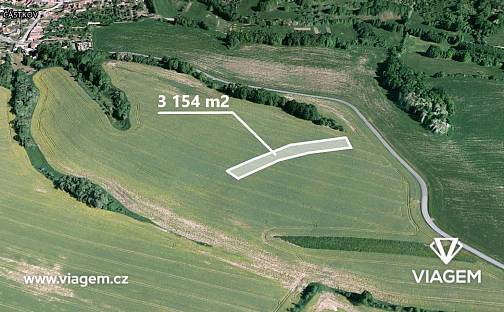 Prodej pole 1 682 m², Částkov, okres Uherské Hradiště