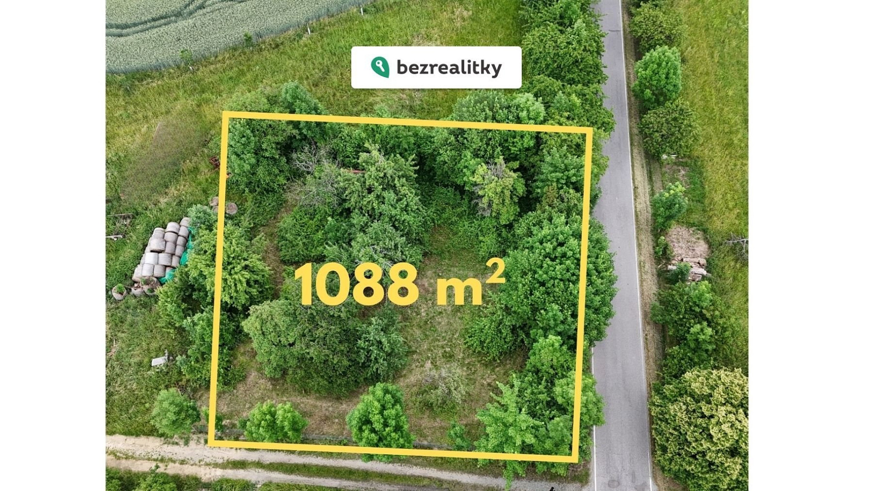 Prodej stavebního pozemku 1 088 m²