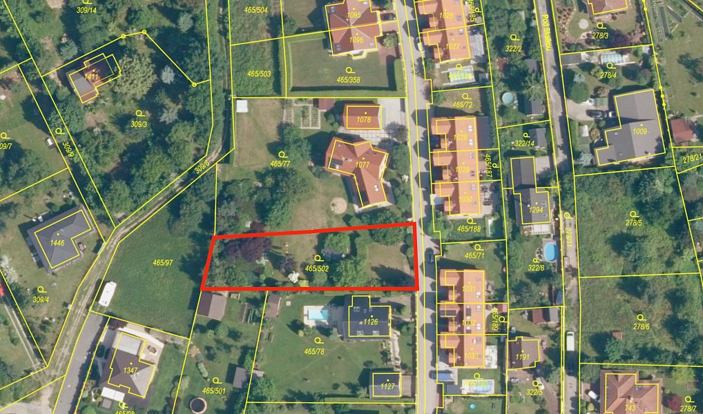 Prodej stavebního pozemku 1 002 m², Psáry – náhled fotky 6