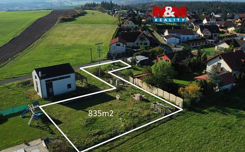 Prodej stavebního pozemku 835 m², Malá Hraštice - Velká Hraštice, okres Příbram