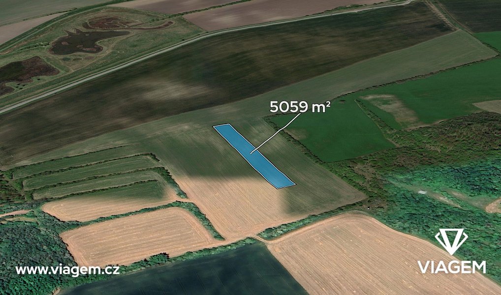 Prodej pole 2 023 m², Kobylí – fotka 1 z 5