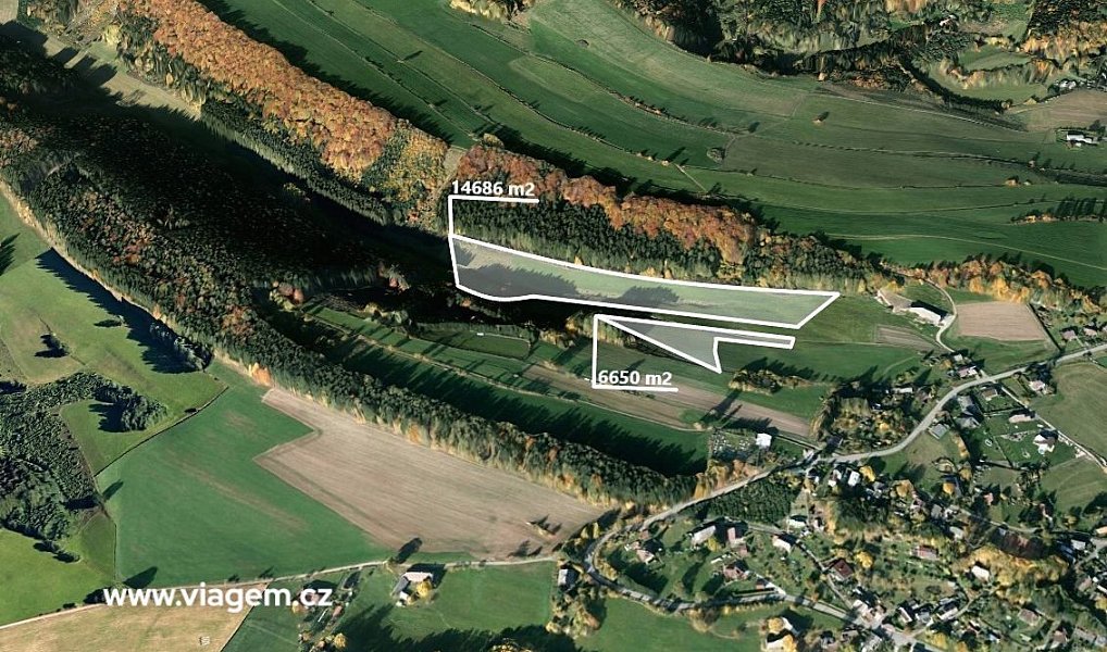 Prodej pole 21 336 m², Vysoká Srbská – náhled fotky 2