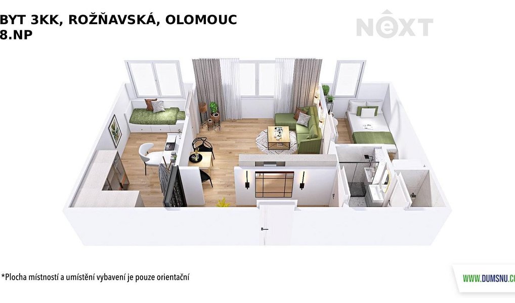 Prodej bytu 3+kk 43 m², Olomouc – náhled fotky 15