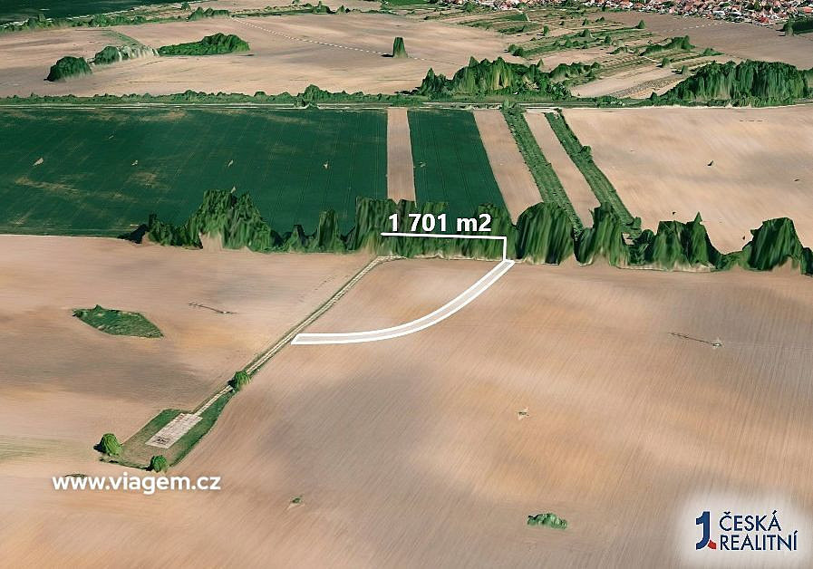 Prodej pole 850 m² – fotografie 2