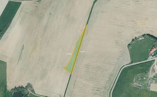 Prodej pole 3 569 m², Příkosice, okres Rokycany