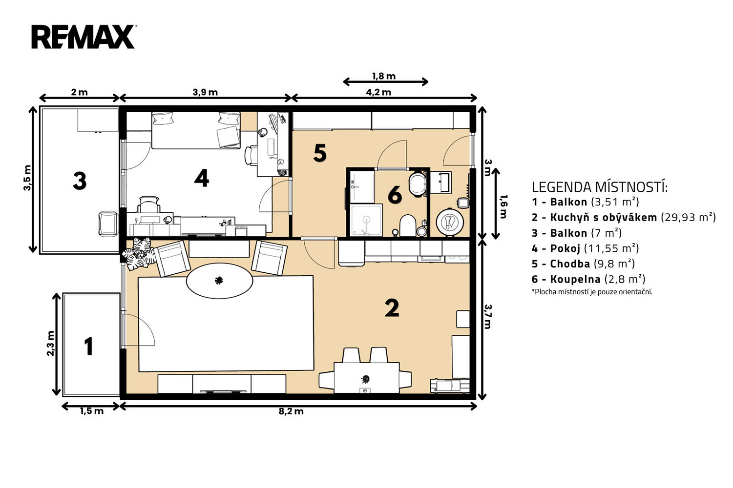 Prodej bytu 2+kk 60 m² – fotografie 4