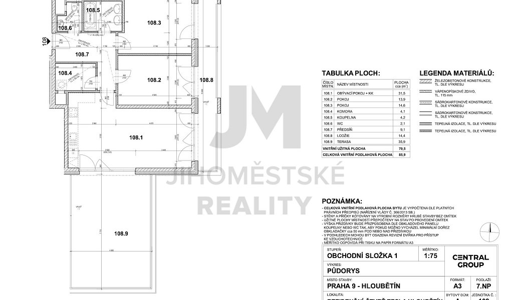 Prodej bytu 3+kk 86 m², Praha – náhled fotky 11