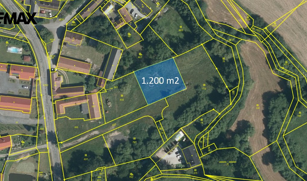 Prodej stavebního pozemku 1 200 m², Sedlec-Prčice – náhled fotky 5