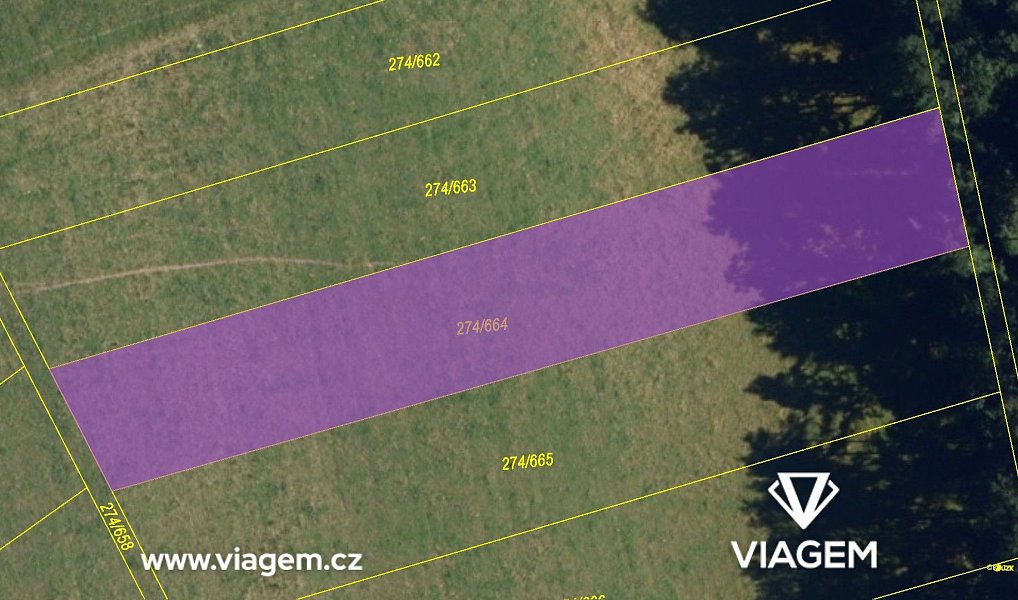 Prodej pole 2 198 m², Hostěnice – náhled fotky 4