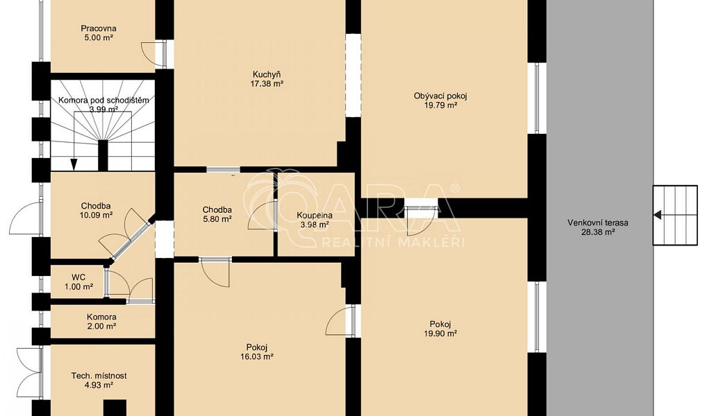 Prodej bytu 3+1 91 m², Beroun – náhled fotky 33