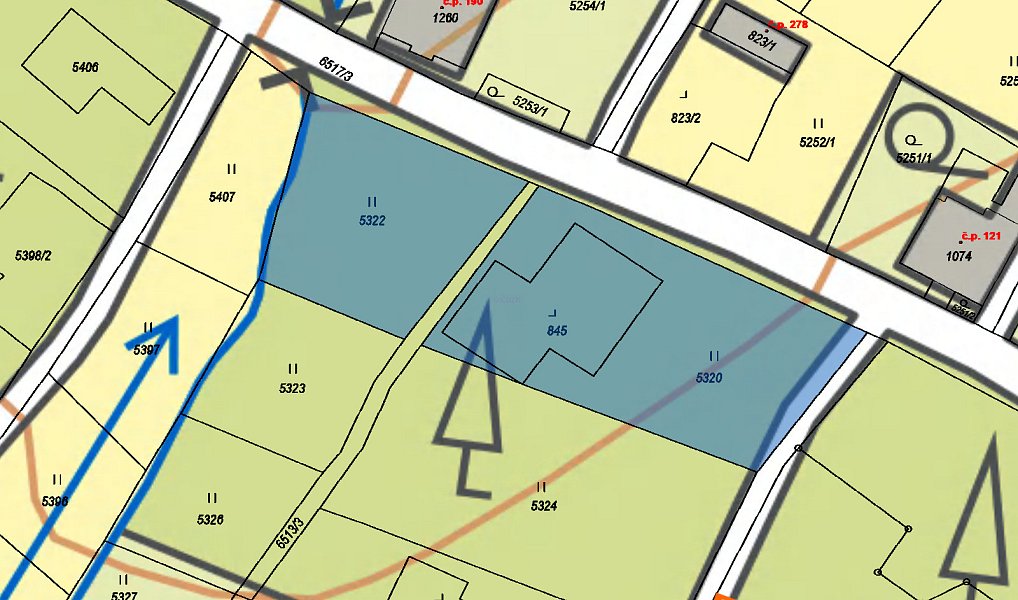 Prodej stavebního pozemku 2 325 m², Jiříkov – náhled fotky 3