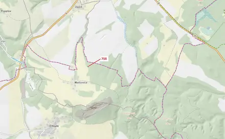 Dražba pozemku 126 m², Chlum