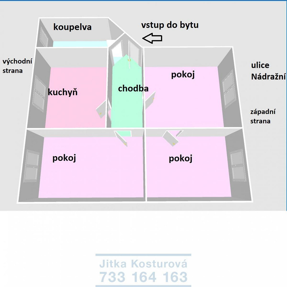 Prodej bytu 3+1 78 m² – fotografie 2