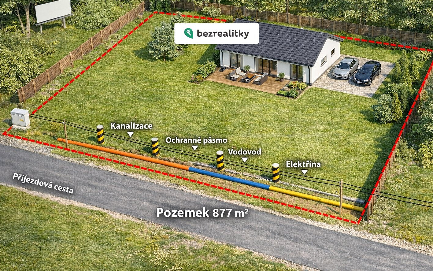 Prodej stavebního pozemku 877 m² — photo 4