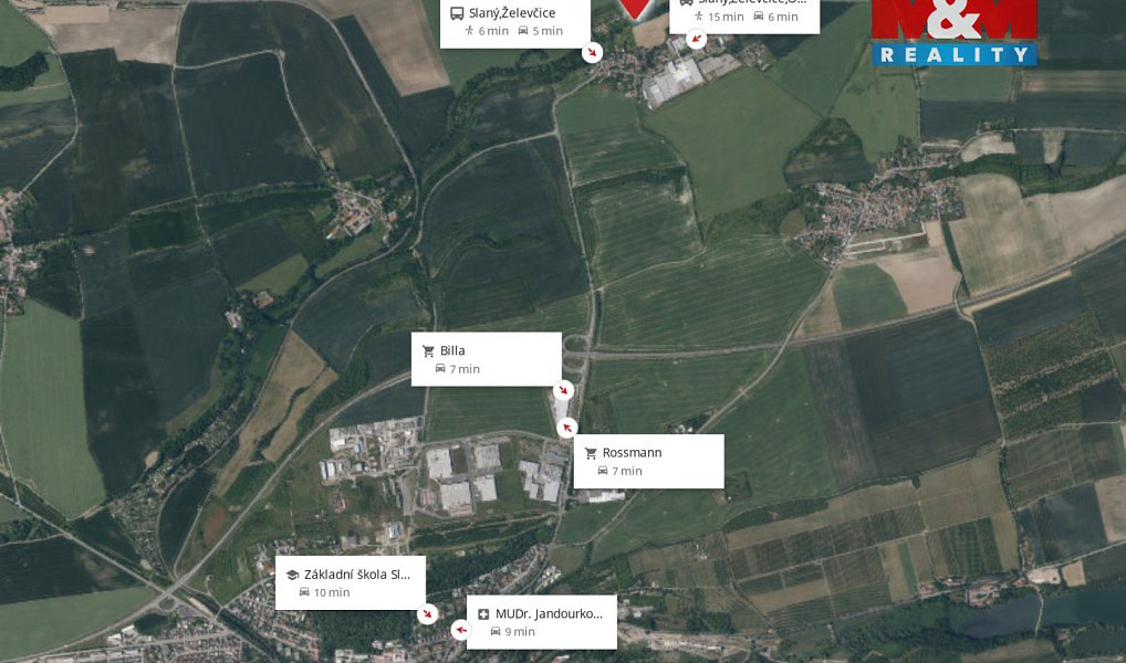 Prodej stavebního pozemku 733 m², Slaný – náhled fotky 8