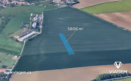 Prodej pole 580 m², Prštice, okres Brno-venkov