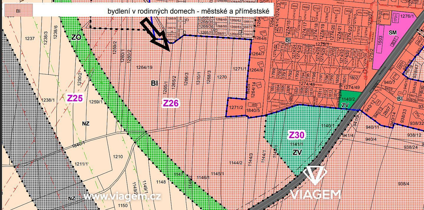 Prodej stavebního pozemku 527 m² – fotografie 2