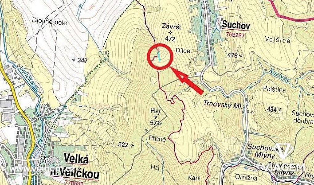 Prodej pole 4 062 m², Suchov – náhled fotky 3