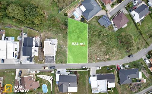 Prodej stavebního pozemku 834 m², Březnice, okres Zlín