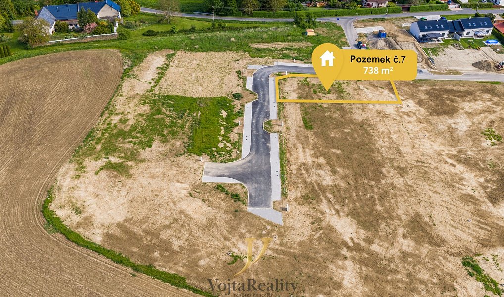 Prodej pozemku, 738 m², Olomouc, Komárov