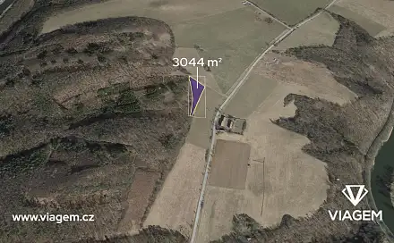 Prodej pole 380 m², Zbečno, okres Rakovník