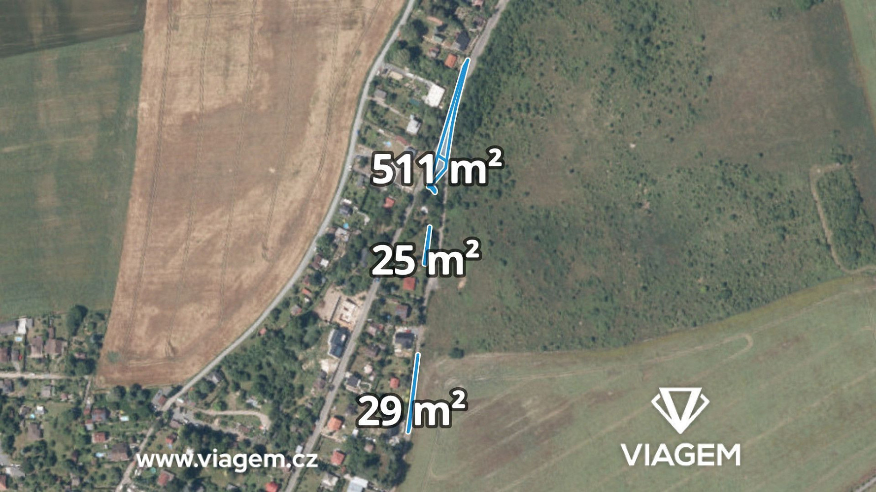 Prodej pole 282 m²