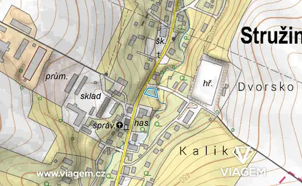 Prodej stavebního pozemku 233 m², Stružinec, okres Semily