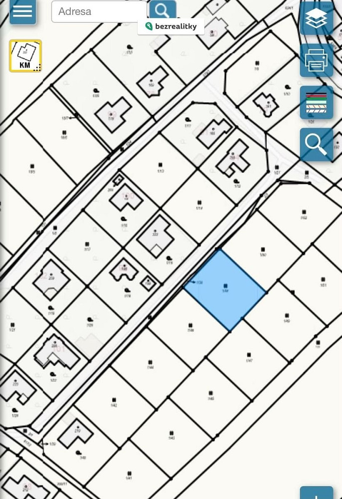 Prodej stavebního pozemku 1 116 m²