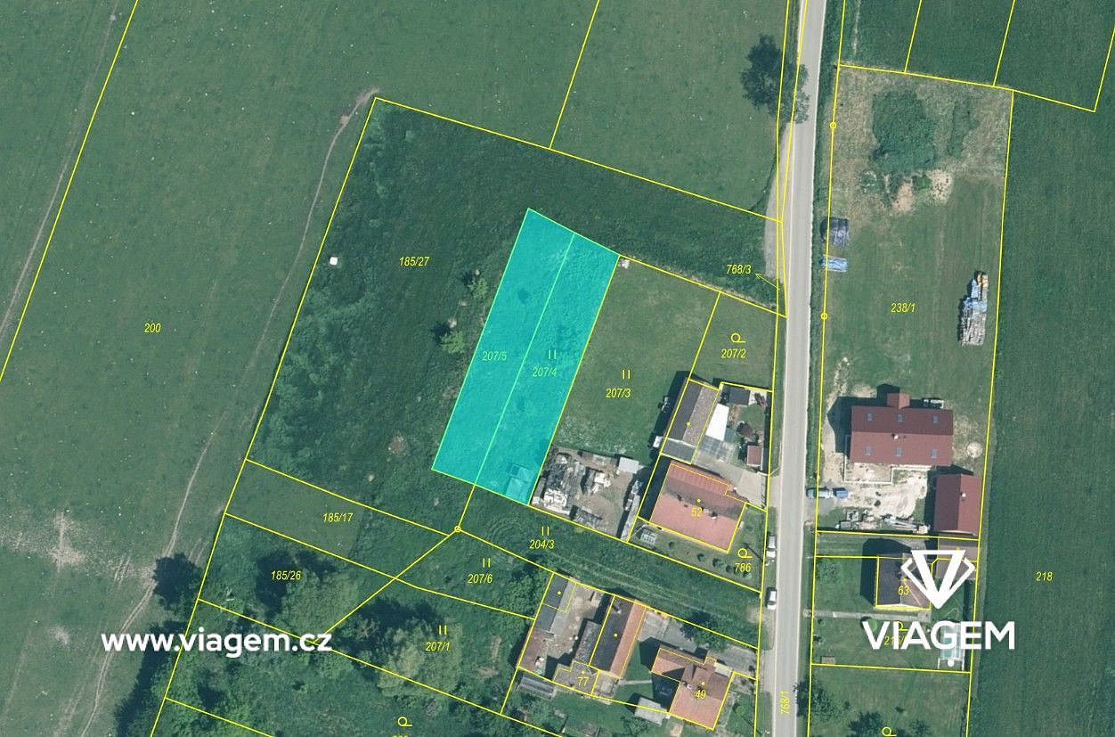 Prodej stavebního pozemku 969 m² – fotografie 3
