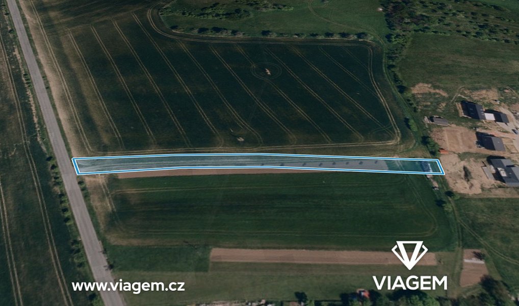 Prodej pole 1 286 m², Dobrkovice – náhled fotky 2