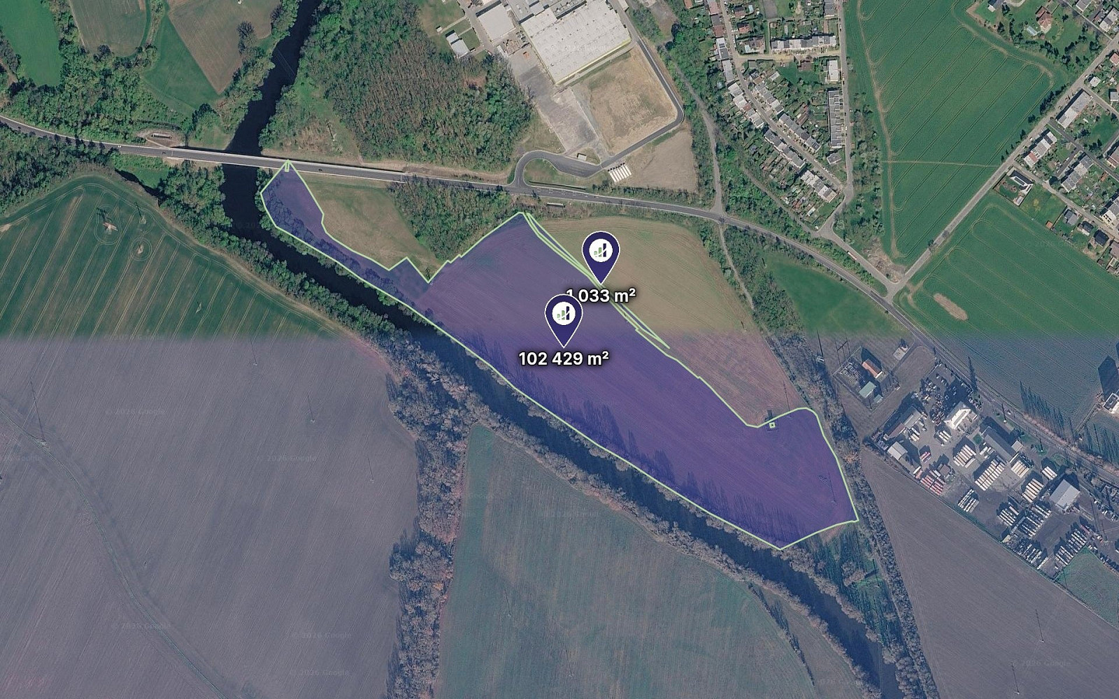 Prodej pole 103 462 m²