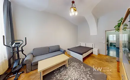 Pronájem bytu 1+1 33 m², Krakovská, Praha 1 - Nové Město