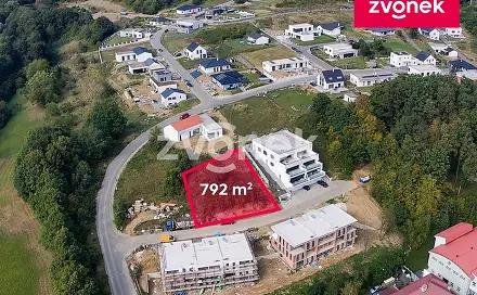 Prodej stavebního pozemku 792 m², Březnice, okres Zlín