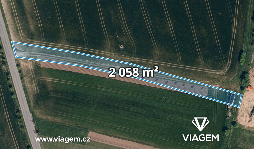 Prodej pozemku, 1286 m², Zlín, Dobrkovice
