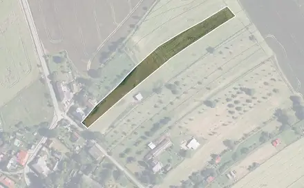 Prodej stavebního pozemku 4 406 m², Bouzov - Obectov, okres Olomouc