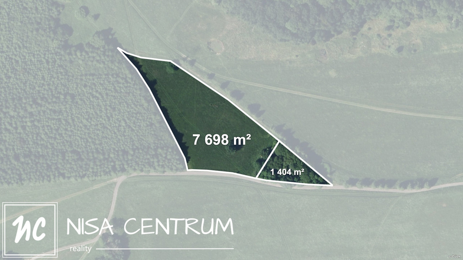 Prodej louky 41 230 m² - Widok 2