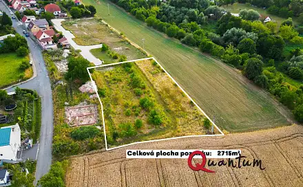 Prodej stavebního pozemku 2 715 m², Pod lékárnou, Brandýsek, okres Kladno