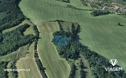 Prodej lesa 4 108 m², Kudlovice, okres Uherské Hradiště