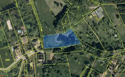 Prodej stavebního pozemku 2 186 m², Lázky, Vsetín