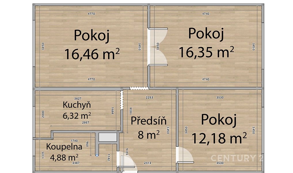 Pronájem bytu 3+1 64 m², Plzeň – náhled fotky 11