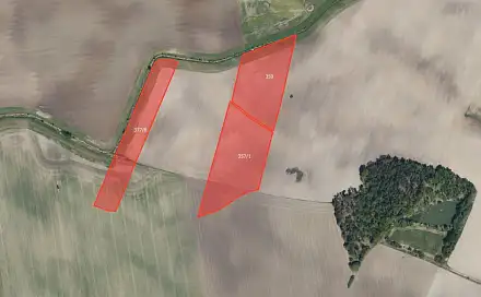 Prodej pole 14 607 m², Býšť, okres Pardubice