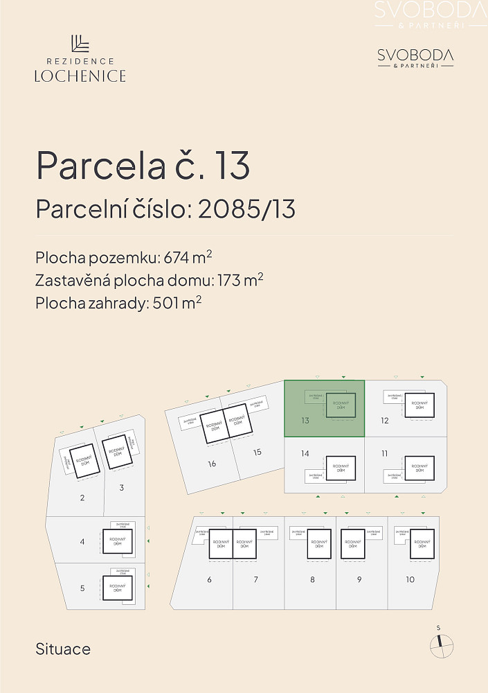 Prodej stavebního pozemku 674 m² – pohled 6