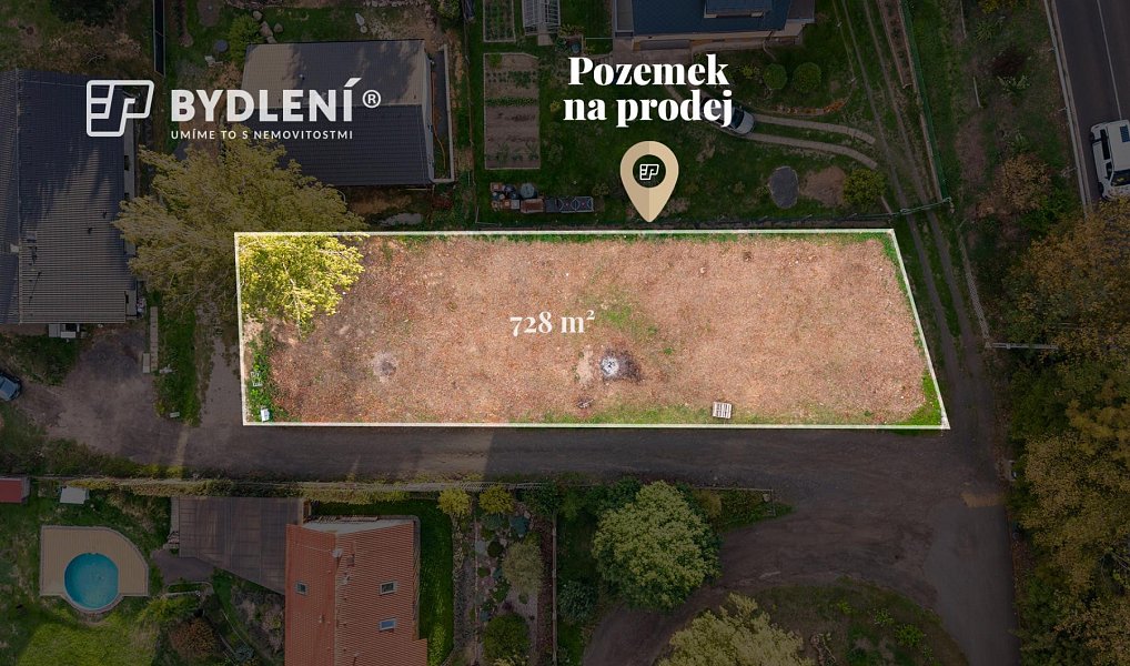 Prodej stavebního pozemku 728 m², Dubí – náhled fotky 3