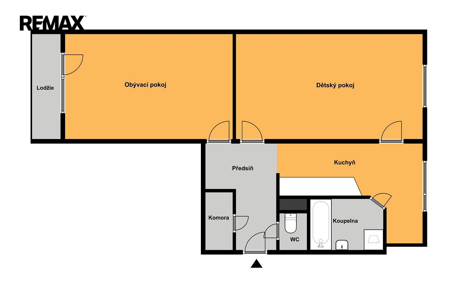 Pronájem bytu 2+1 63 m² - View 3