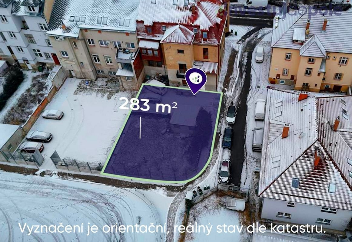 Prodej stavebního pozemku 283 m², Turnov
