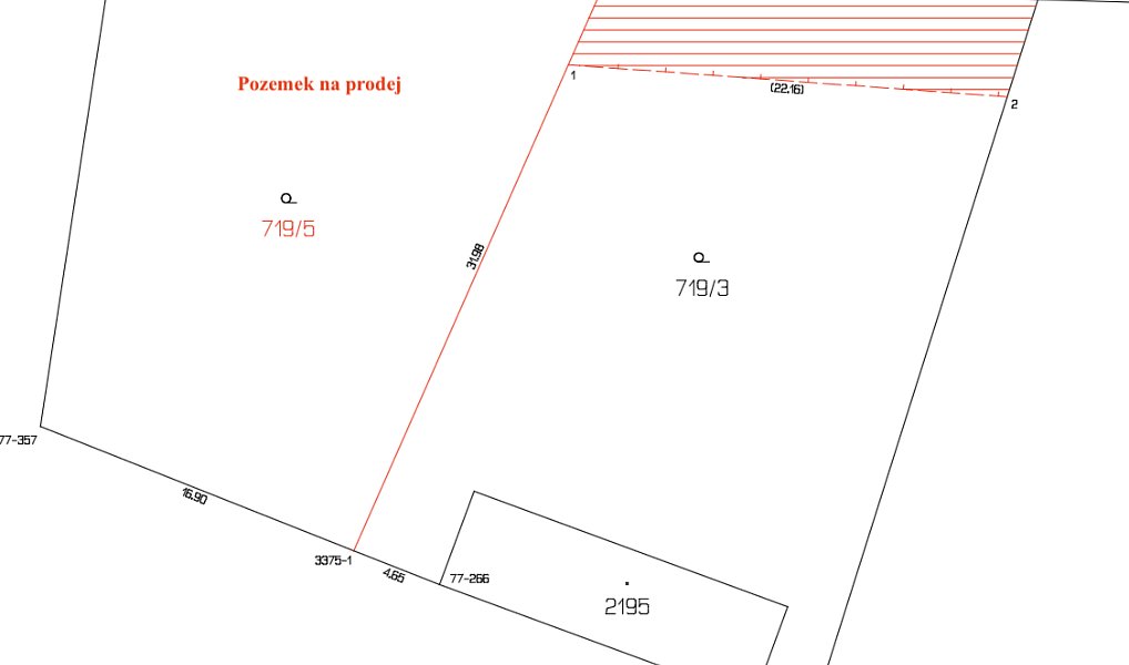 Prodej stavebního pozemku 583 m², Hradec Králové – náhled fotky 3