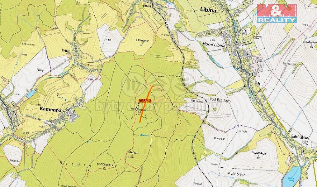 Prodej lesa 5 695 m², Nová Hradečná – náhled fotky 3