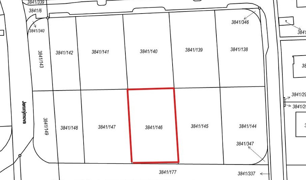 Prodej stavebního pozemku 692 m², Úvaly – náhled fotky 2
