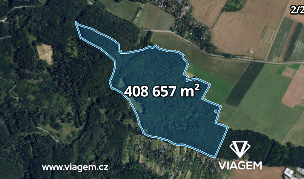 Prodej lesa 29 076 m², Troubsko – náhled fotky 5