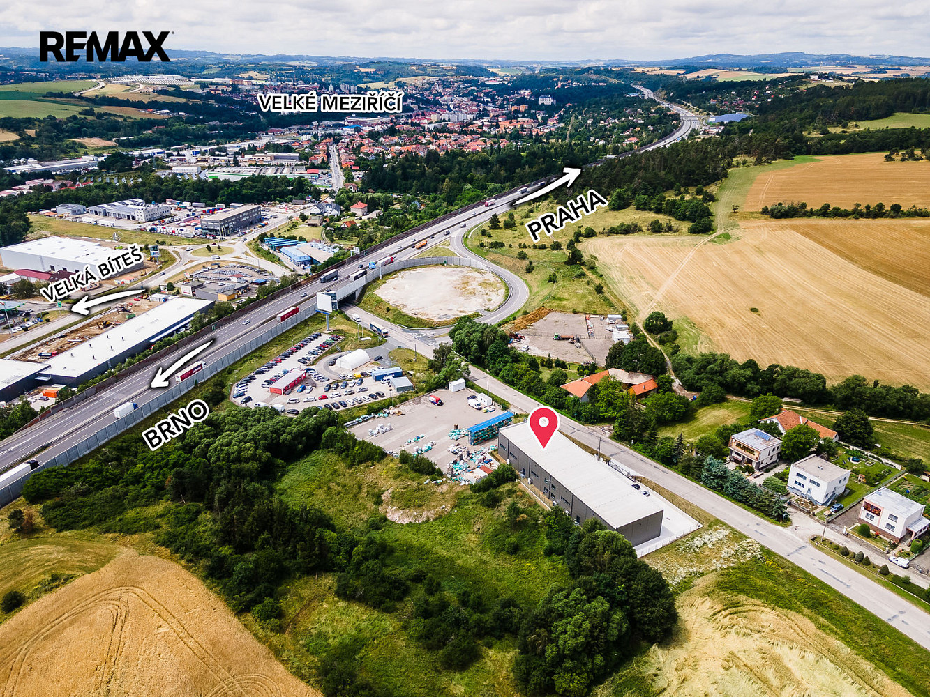 Pronájem skladovacích prostor 477 m²
